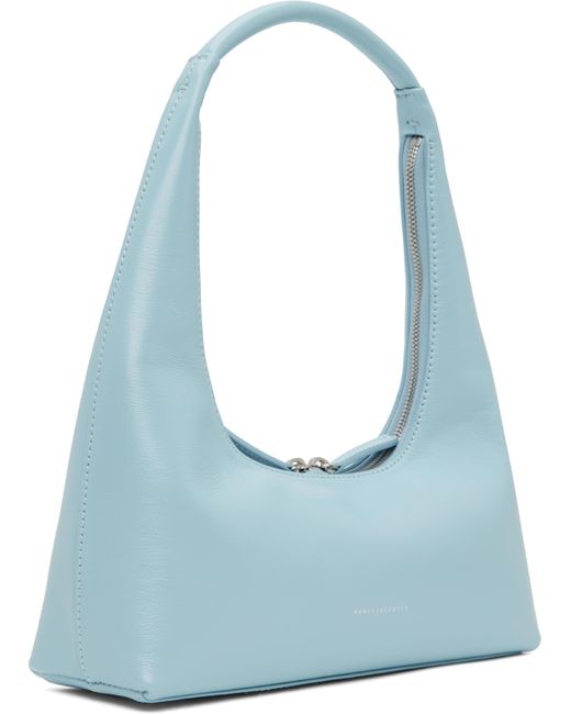 MARGE SHERWOOD ブルー インテグレーテッド ストラップ ショルダーバッグ Blue