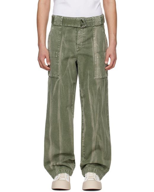 Pantalon cargo ample vert J.W. Anderson pour homme en coloris Green