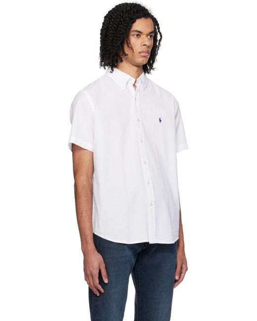 Polo Ralph Lauren White Prepster Shirt for men