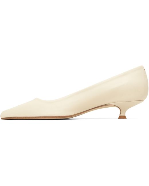 Aeyde Black Off- Cari Heels