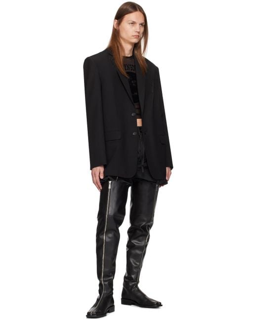 GmbH Black Ssense Exclusive Adem Overknee Boots for men