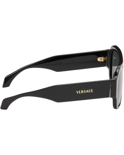 Versace Gray Medusa Sunglasses