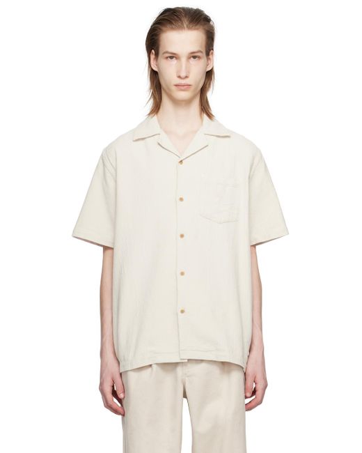 Saturdays NYC Natural Off- Canty Shirt for men