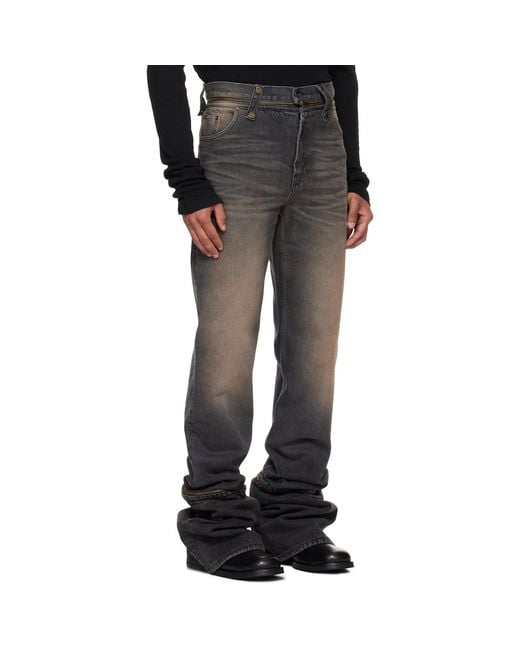 Egonlab Black Fitted Jeans for men