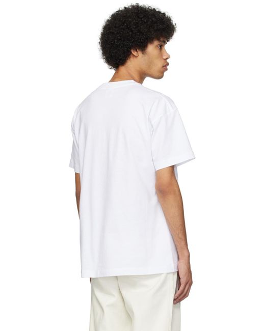 T-shirt blanc à logo Sky High Farm pour homme en coloris White