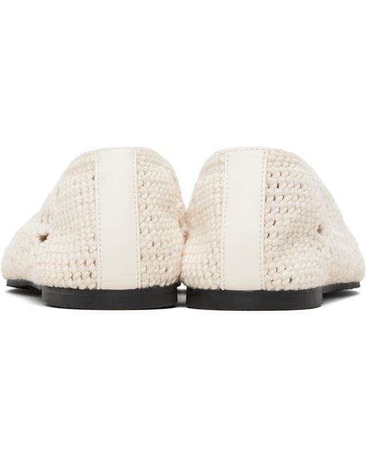 Stella McCartney Black Off- Ryder Day Cotton Crochet Loafers