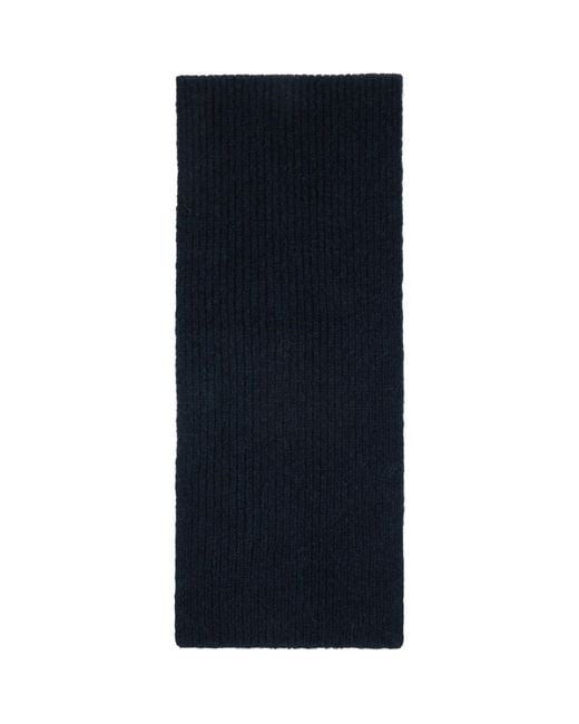 Dries Van Noten Blue Wool Scarf for men