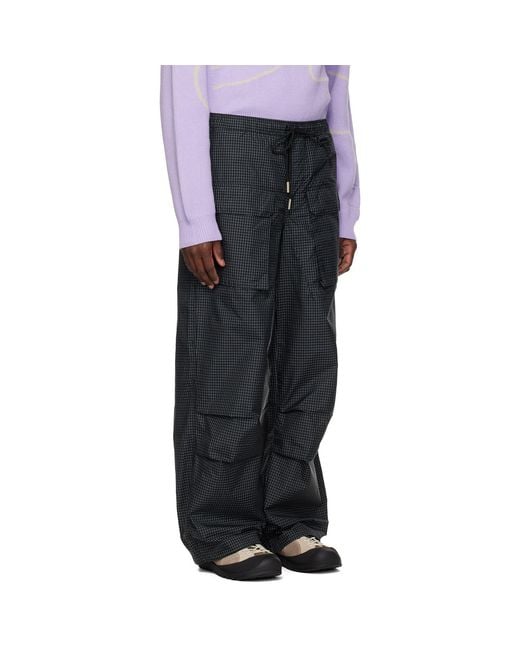 RCOS Black Tahoe Cargo Pants for men