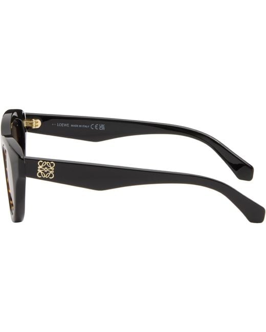 Loewe Black Mini Anagram Cat-Eye Sunglasses for men