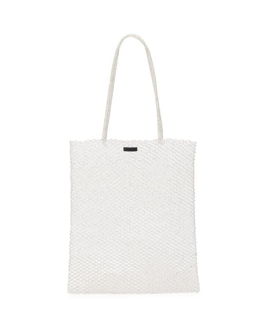 Cordera Black Handmade Beaded Tote