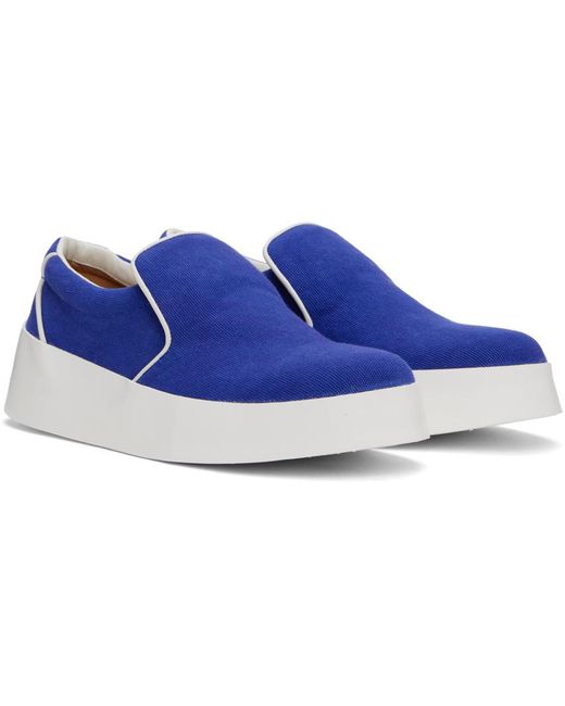 J.W. Anderson Blue Piping Sneakers for men