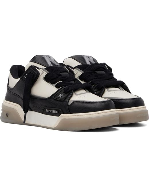 Represent Black Off- Studio Sneakers for men