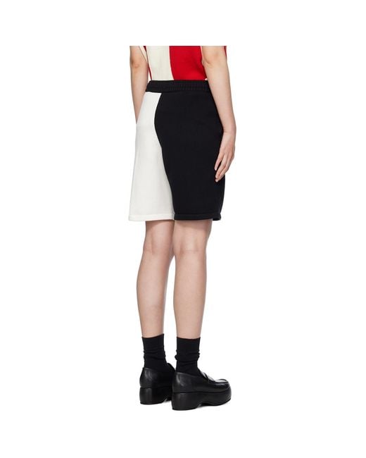 Charles Jeffrey Black Heraldry Shorts