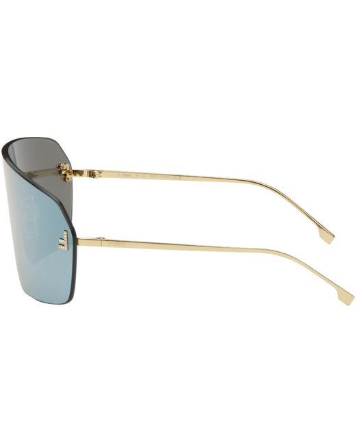 Fendi Black First Crystal Sunglasses for men
