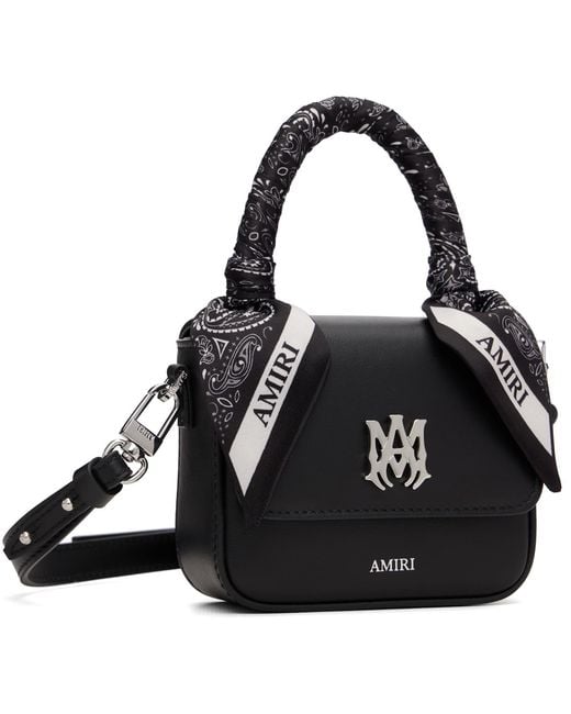 Amiri Black Nano Ma Bag