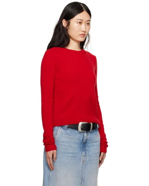 Khaite Red 'The Diletta' Sweater