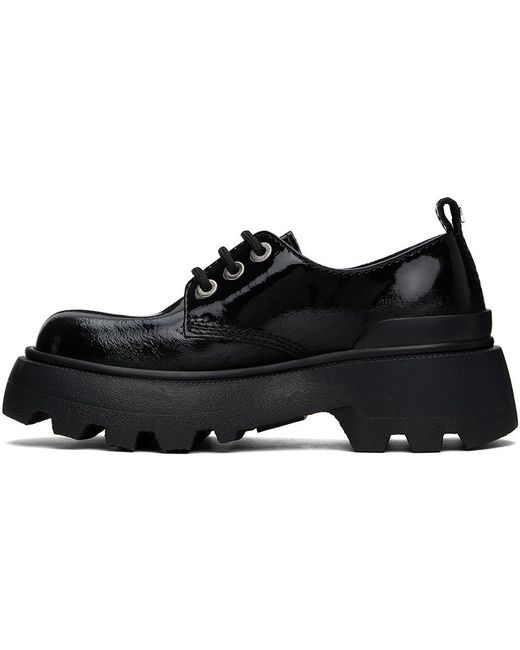 AMI Black Lug Sole Derbys