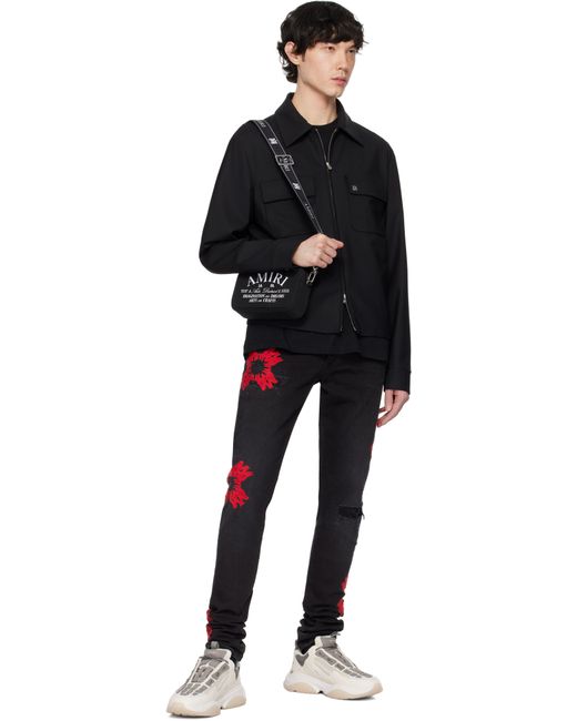 メンズ Amiri ブラック Arts District カメラバッグ Black