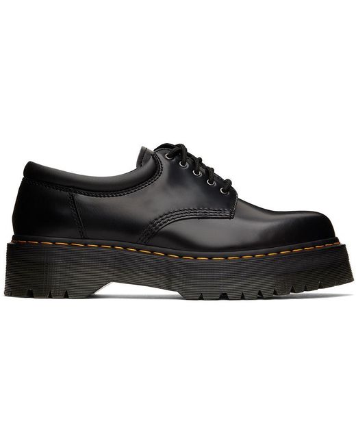 SSENSE Men Shoes Flat Shoes Formal Shoes Black 8053 Quad Derbys 