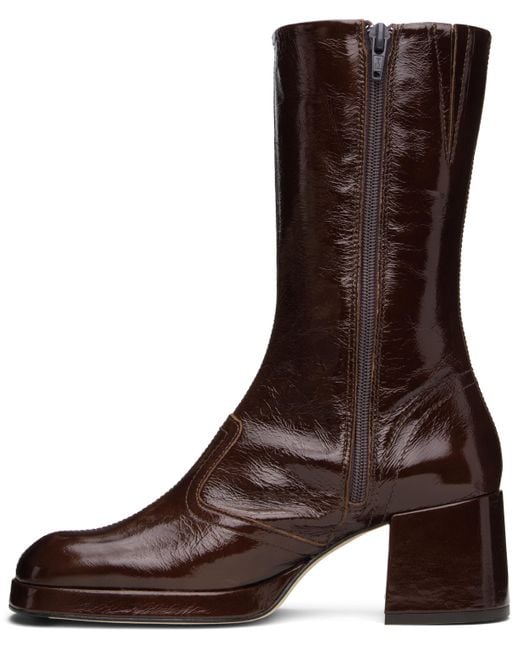 Miista Brown Cass Boots