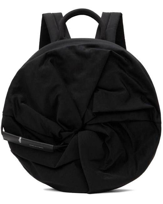 Côte&Ciel Black Adria Smooth Backpack for men