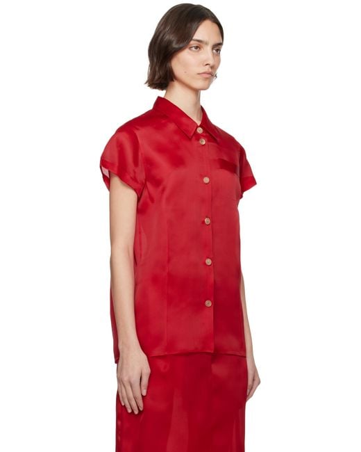Khaite レッド Keefe シャツ Red
