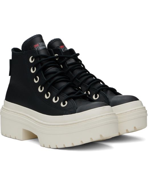 Converse Black Chuck Taylor All Star Platform Waterproof Sneakers