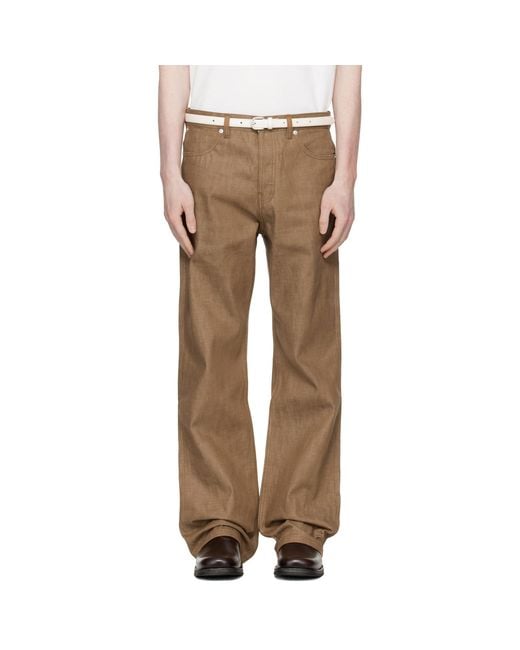 A.P.C. Brown Tan Arno Jeans for men