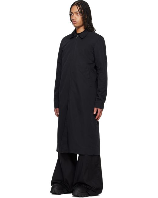 メンズ Rick Owens ブラック Hollywood Brad コート Black