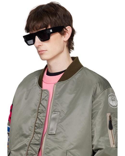 メンズ Off-White c/o Virgil Abloh ブラック Chester サングラス Black