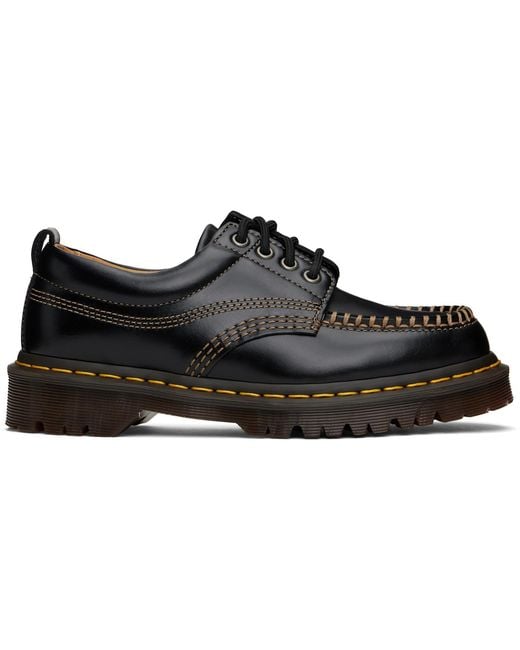 Dr. Martens Black Lowell Leather Derbys for men