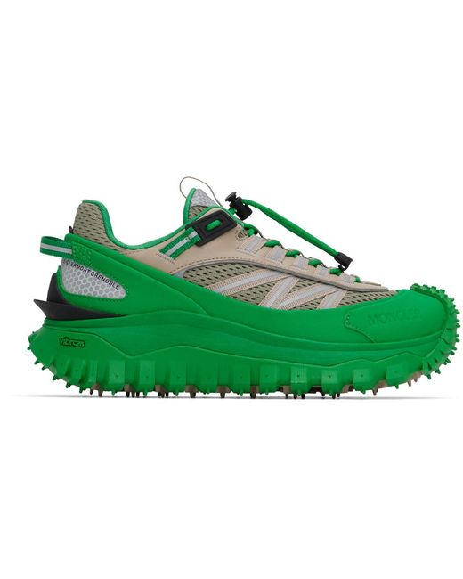 Moncler Green 1952 Trailgrip Sneakers for men