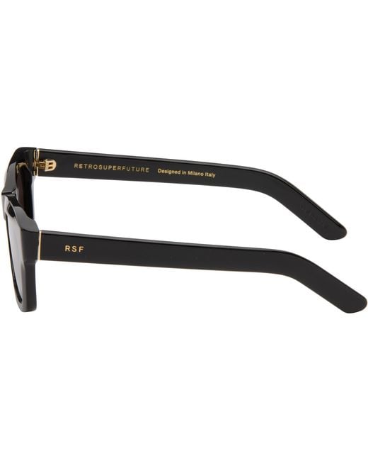 Retrosuperfuture Black Sintesi Sunglasses for men