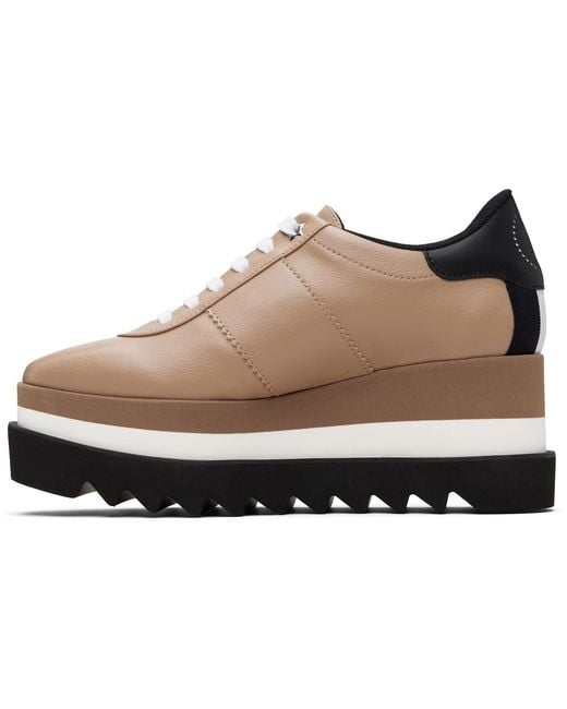Stella McCartney Black Sneak-Elyse Platform Sneakers
