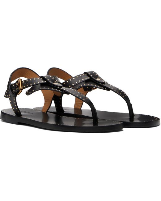 Isabel Marant Joony Sandals in Black | Lyst