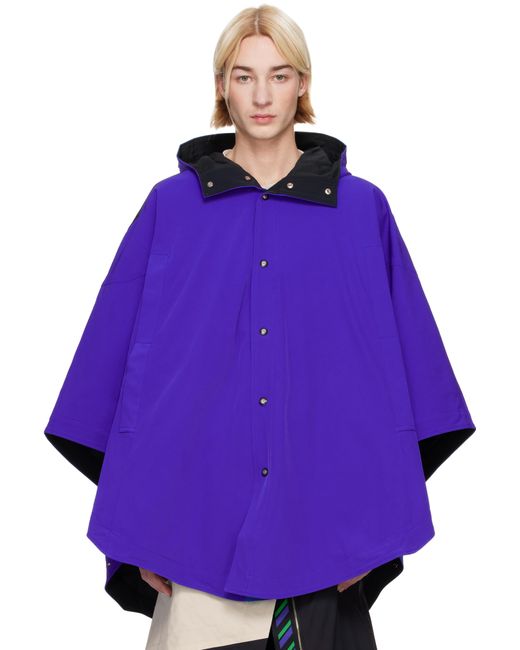 Asics Purple Novalis Heveanoid Cape Reversible Jacket for men