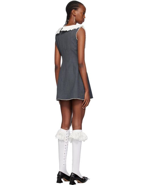 shushu tong grey dress Shushu/Tong Grey Bow Peplum Top  BlackSkinny