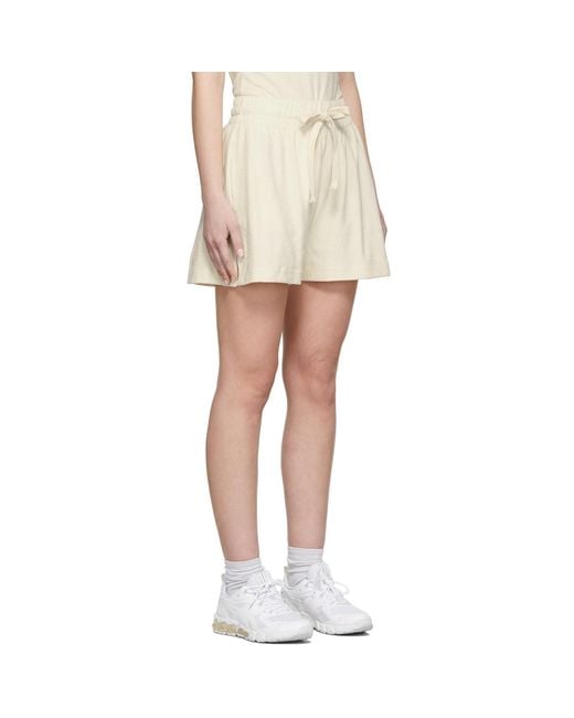 Halfboy Natural Off- Terry Shorts