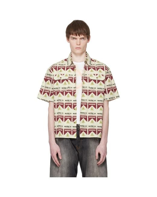 Carne Bollente Multicolor Off- 'Smoking Hot' Shirt for men
