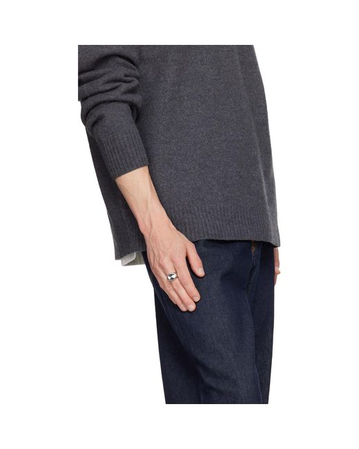Bague 647 Jil Sander pour homme en coloris Metallic