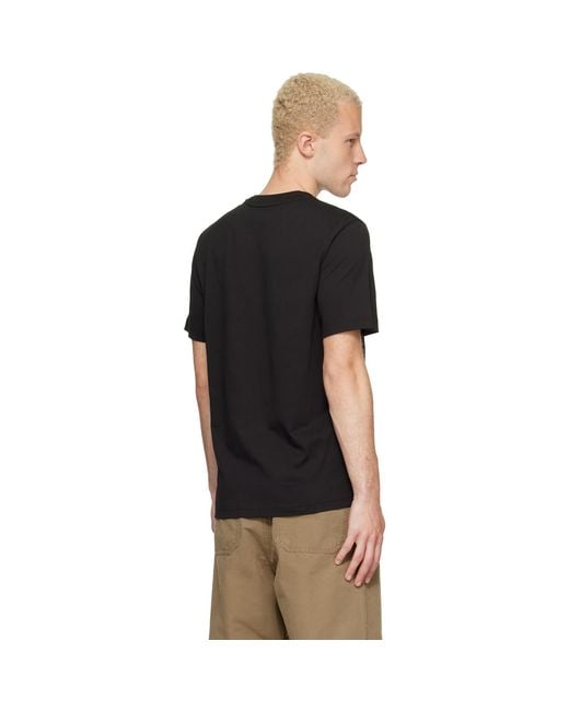 Moncler Black T-Shirt for men