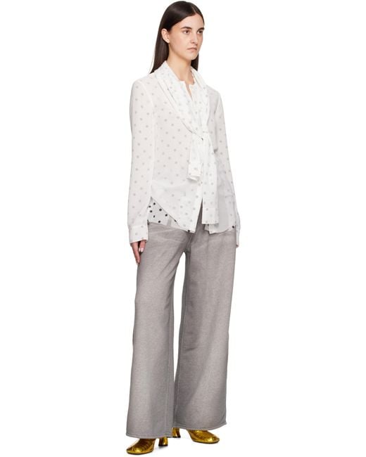 【Acne Studios】グレー ルーズフィット ラウンジパンツ org.jpg