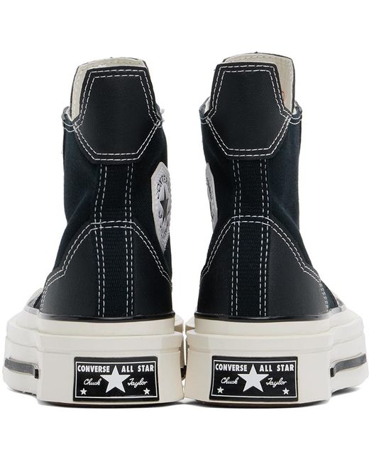 Converse Black Chuck 70 De Luxe Squared High Top Sneakers