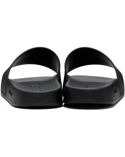 Burberry Black Logo Slides