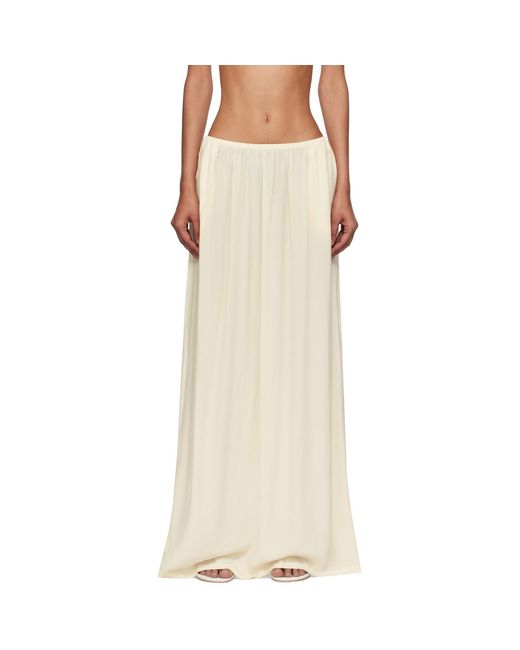 Frankie Shop Natural Aeson Maxi Skirt