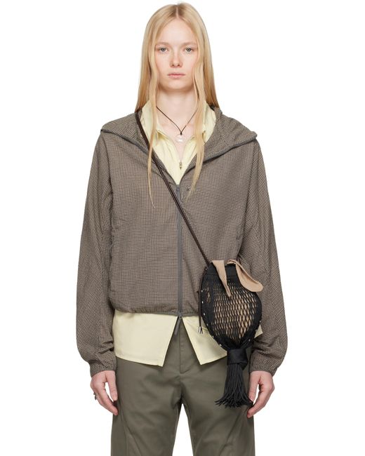 Blouson Technique Brun Post Archive Faction PAF en coloris Multicolor