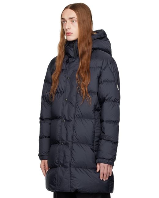 Moncler Black Navy Alagon Down Jacket for men