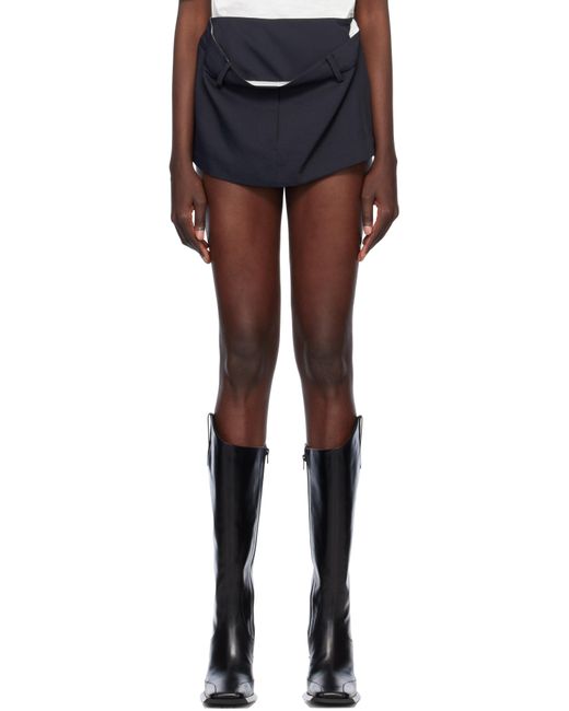 Pushbutton Black Kangaroo Micro Skort