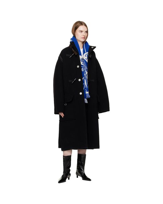 Burberry Blue Mu Thistle Football Scarf
