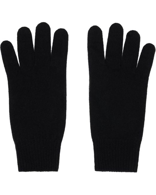 The Row Black Leomarie Gloves
